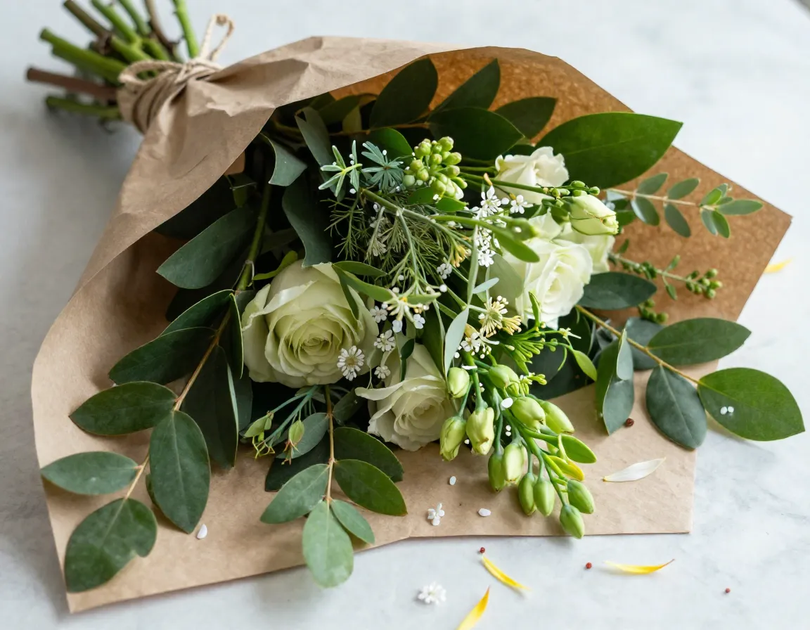 Beautiful fresh flower bouquet arrangement